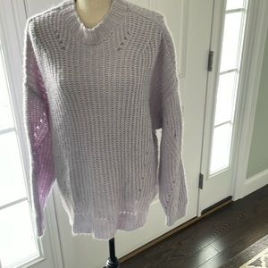 AMERICAN EAGLE LILAC KNIT SWEATER —XXL